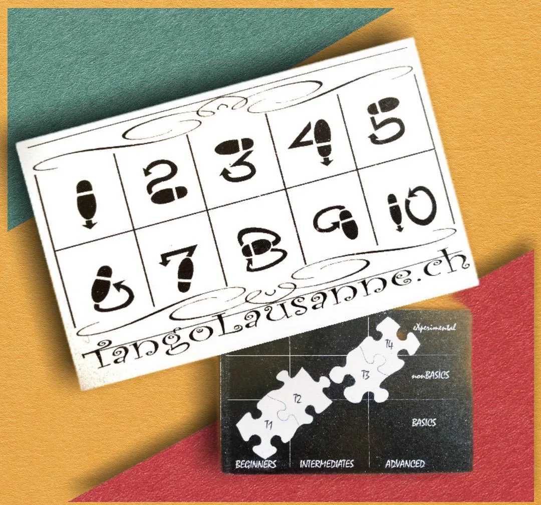 Exemple de la Carte Tango à dix cases de crédit